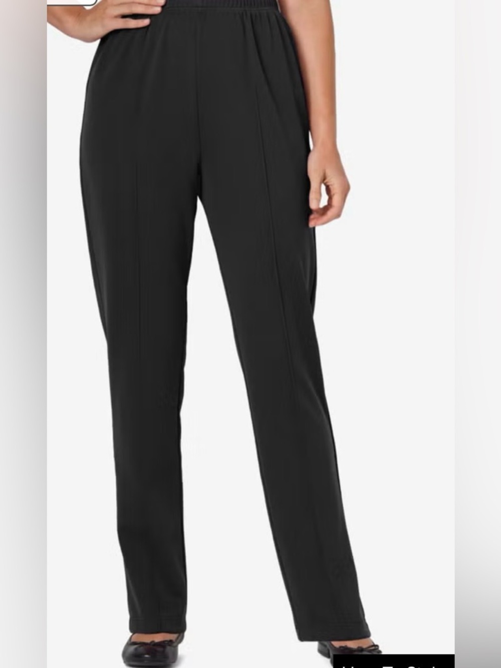 Blair Black Front Pleat Pants